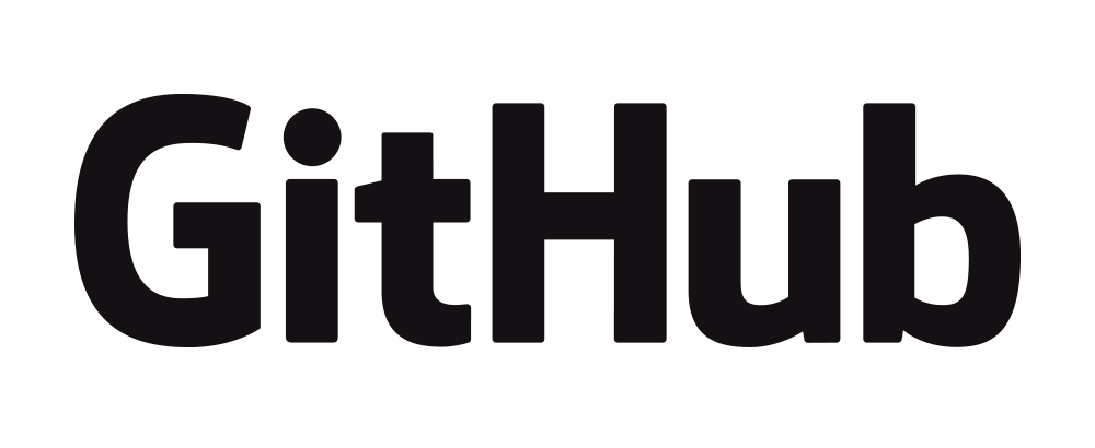 GitHub logo text
