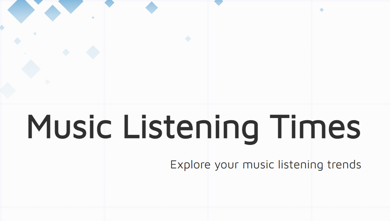 Music Listening Times 2.0 banner